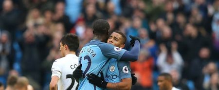 Pep Guardiola explains penalty confusion between Yaya Toure and Gabriel Jesus on Saturday