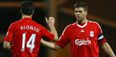 Steven Gerrard’s farewell to Xabi Alonso may be the most beautiful of all