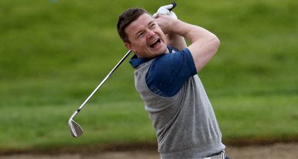 Brian O’Driscoll is a handy golfer but one retired tennis star is on another level