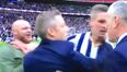 Millwall fans invade Wembley pitch after play-off triumph and piss off their match-winner