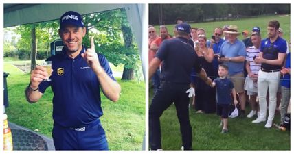 WATCH: Lee Westwood hits two hole-in-one shots and makes a child’s day in the process