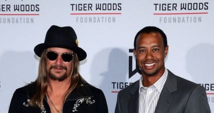 Tiger Woods did his best to namedrop all his famous friends during injury update