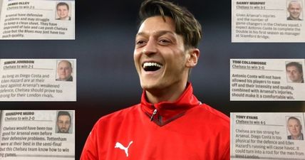 Mesut Ozil basically confirms that Arsenal players pay far too much attention to the media