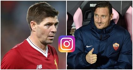 Steven Gerrard pays the best tribute of all to the legend that is Francesco Totti