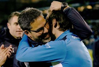 WATCH: Huddersfield’s players and manager celebrated their play-off victory at one man’s expense