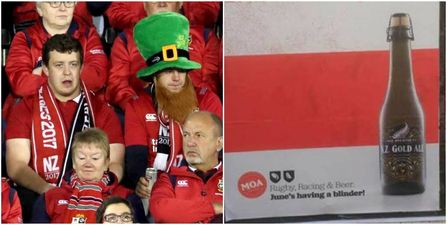 PIC: Irish Lions fans have a new favourite beer thanks to this cheeky bit of “Brit” trolling