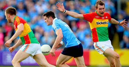 WATCH: Carlow corner-forward lands monstrous score from 60 metres