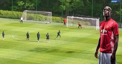 Paul Pogba is absolutely crushing it in France training