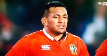 Mako Vunipola had the least bothered response we’ve seen to The Haka yet