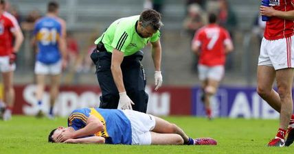 Liam Kearns’ reaction sums up the agony of a county after Michael Quinlivan’s injury