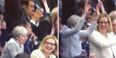 Theresa May’s Mexican Wave at the England vs France friendly was something else