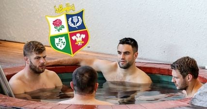 Lions’ recovery session in the pool looked a lot more fun than All Blacks’ gruelling leg day