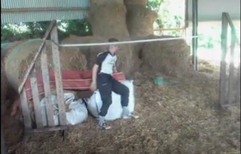 Irish high jumper’s dangerous throwback to training in the hayshed is just pure class