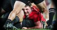 Tadhg Furlong made only one carry against New Zealand and what a bloody carry it was