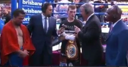 Commentator tells Jeff Horn straight to his face that he should have lost