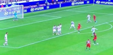 You may have missed Portugal’s agonisingly awful free kick routine