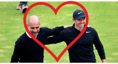 Rory McIlroy and Pep Guardiola have started an unlikely friendship