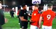 Sean O’Brien and Jerome Kaino put their differences aside after on-field clash