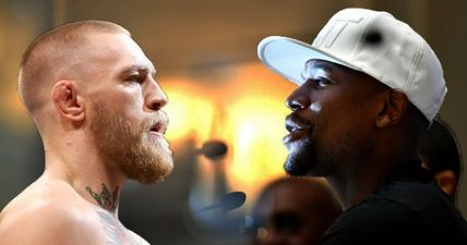 One half of Conor McGregor vs Floyd Mayweather co-main event has been confirmed