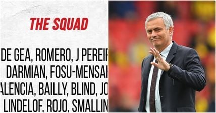 Manchester United fans needlessly panic as tour squad is announced