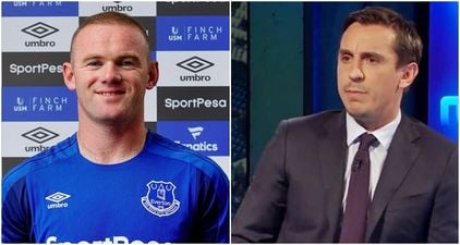 Gary Neville paid Wayne Rooney the highest possible praise upon his departure