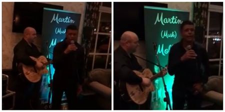 WATCH: Chris Kamara belts out a Ronan Keating classic in a Carlow hotel