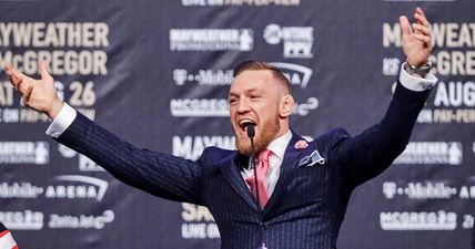 Did you spot the not-so-subtle message in Conor McGregor’s press conference suit?