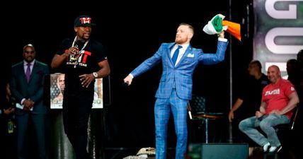 WATCH: There were a lot of Irish out in force at the McGregor Mayweather press conference