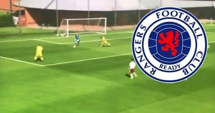 Rangers tried to play it out from the back and… it didn’t end well