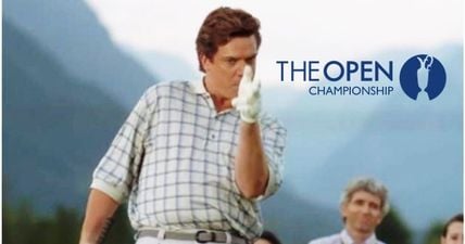 American golfer at The Open has a name to surely rival Shooter McGavin