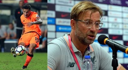 Jürgen Klopp has sent Barcelona a clear message after Coutinho bid