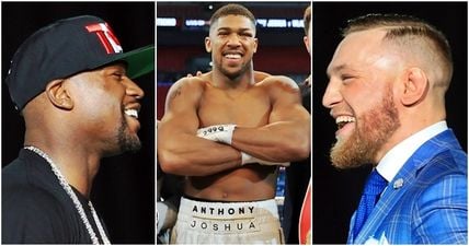 We can’t blame Anthony Joshua for his Mayweather vs. McGregor prediction