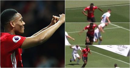 Anthony Martial’s dribbling was as good as anything you’ll see against Real Madrid