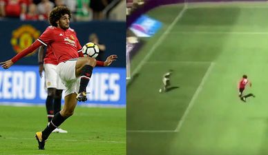 Watch: Marouane Fellaini produced an impressively bad late miss that only he can