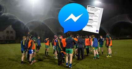 Kerry club player produces worst excuse for missing training