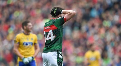 Cillian O’Connor deserved a red card for this reckless challenge and that’s that