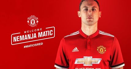 It’s official! Nemanja Matic has joined Manchester United