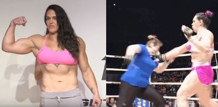 Gabi Garcia’s fight-ending foul left its gruesome mark on her opponent’s eye