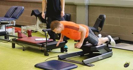 Irish international shows freakish hamstring strength at Munster gym session