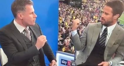 Jamie Redknapp and Jamie Carragher got into a heated debate about Liverpool’s defence