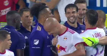 Kaka receives bizarre red card after VAR used to punish joke