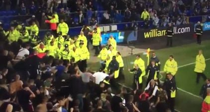 Everton match briefly stopped due to crowd trouble