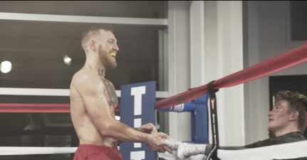 The scenes in Conor McGregor’s gym will have you believing that he can beat Floyd Mayweather