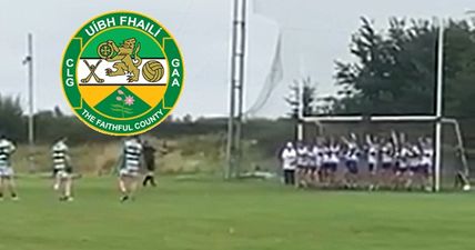 Offaly stalwart scores one of those frees that never get scored