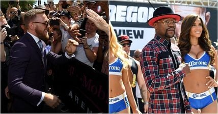 Conor McGregor and Floyd Mayweather’s treatment of fans on fight week speaks volumes