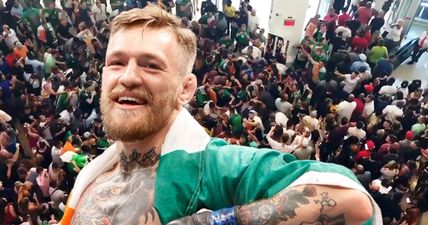 WATCH: Joyous scenes as Irish fans stage massive, impromptu party at McGregor weigh-in