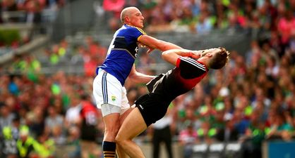 Aidan O’Shea was sporting a gruesome black eye Saturday night after Donaghy incident