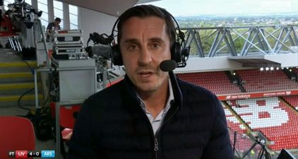 Gary Neville accuses five Arsenal players of failing to carry out the most basic requirement