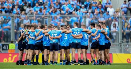 Dublin’s pre-match huddle shows something that we’ve never seen before