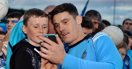 Queue of young Dublin fans for Diarmuid Connolly’s autograph was truly incredible